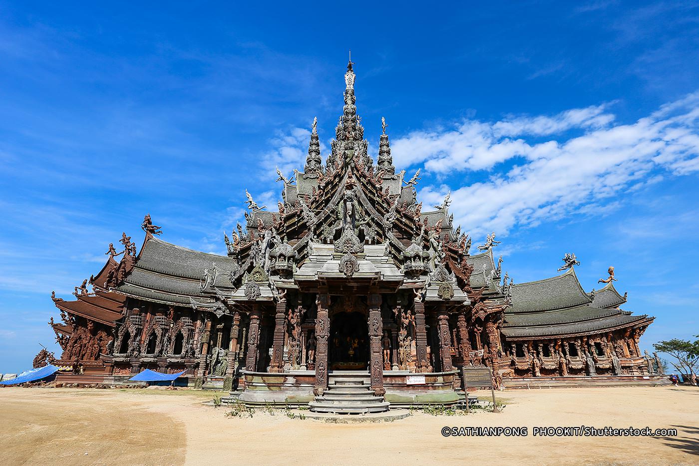 The Sanctuary of Truth Museum, Pattaya, Thailand